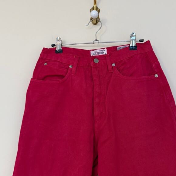 Vintage 90s High Waisted Hot Pink Mom Jeans - Picture 3 of 5